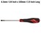 Teng Tools MD928N4 6.5 x 100mm Flat Type Screwdriver MD928N4 - alternate 6